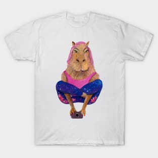 Capybara yoga T-Shirt